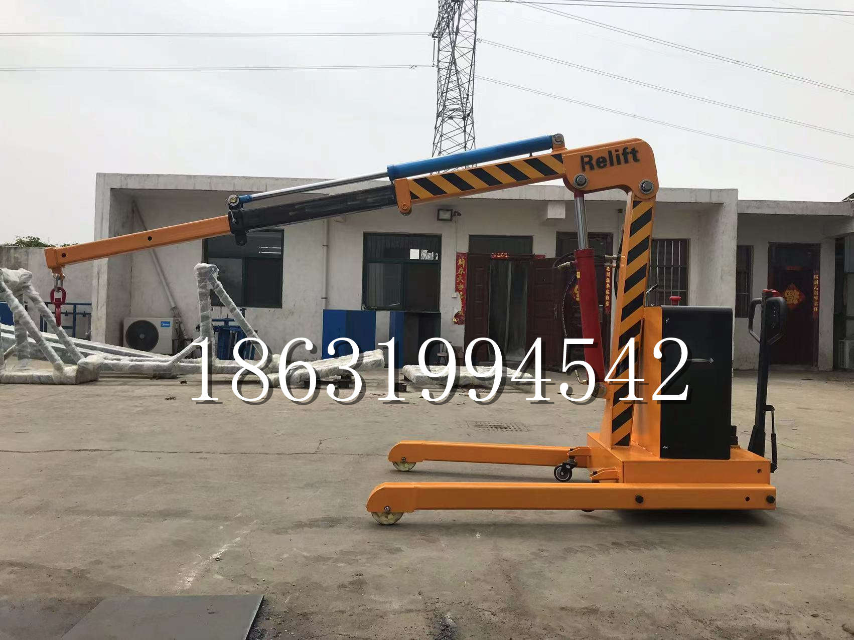 阳城县久征定做3吨三轮随车吊 农用园林绿化移树吊 平板工程用小吊机